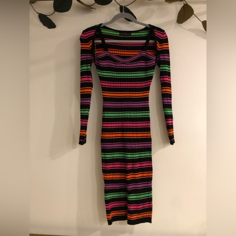 Almost Famous Musi Sweater Dress with Cutouts